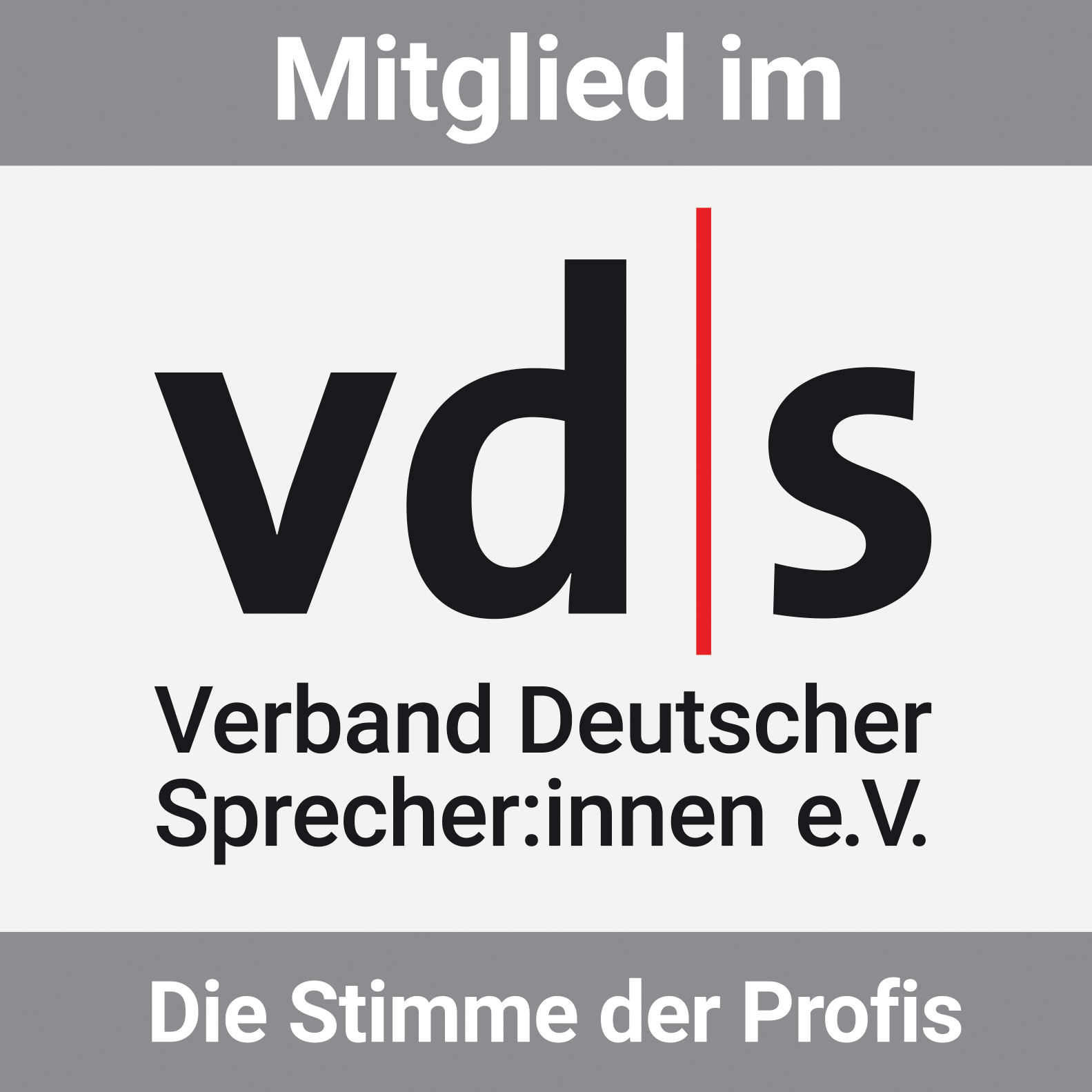 VDS (Verband der Synchronsprecher) Mitglied